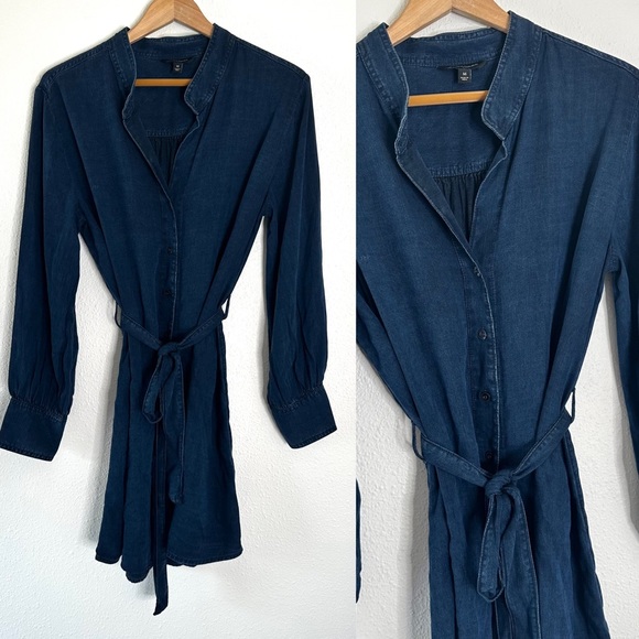 Banana Republic Factory Chambray Shirt Dress M - Picture 1 of 10